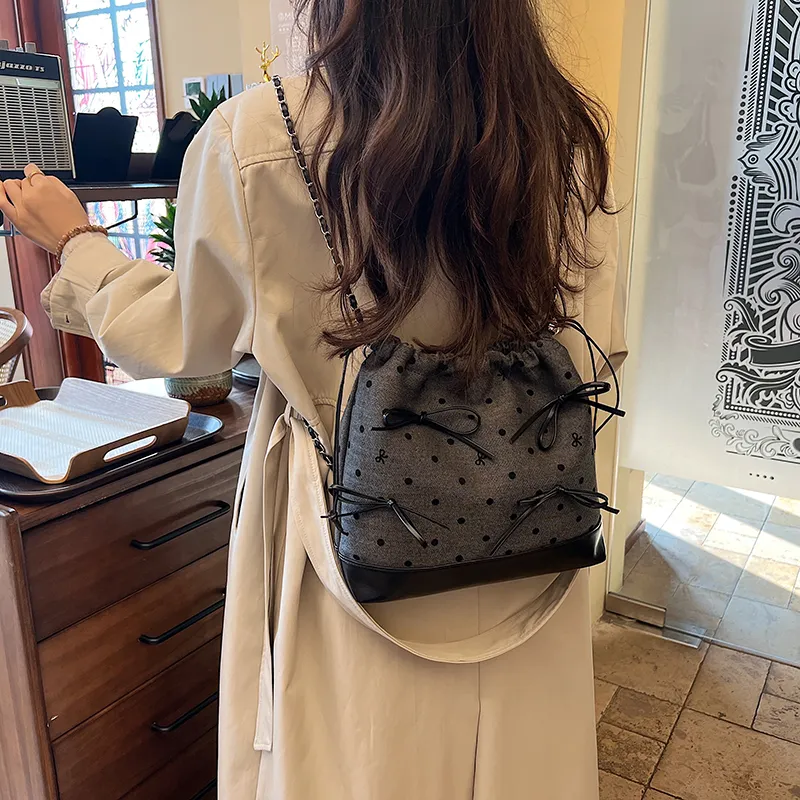 BGAY Canvas Canvas Bag Crossbody Bag Backpack Regular Women's Black-1