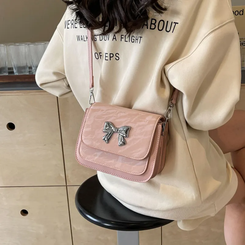 BGAY PU Shoulder Bag Crossbody Bag Messenger Bag Regular Women's Silver/Ecru/Black/Pink-23
