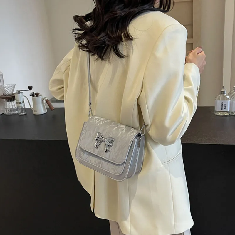 BGAY PU Shoulder Bag Crossbody Bag Messenger Bag Regular Women's Silver/Ecru/Black/Pink-10
