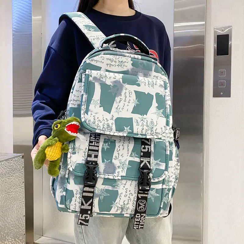 BGAY Nylon Backpack Regular Men's Multicolor-12