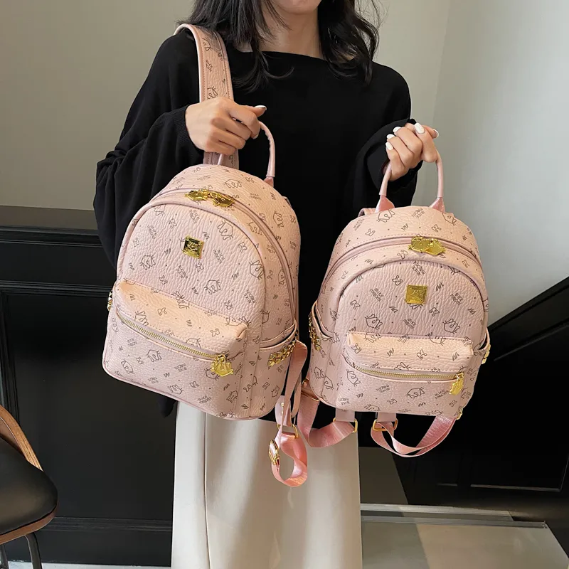 BGAY PU Backpack Regular Women's Multicolor-19