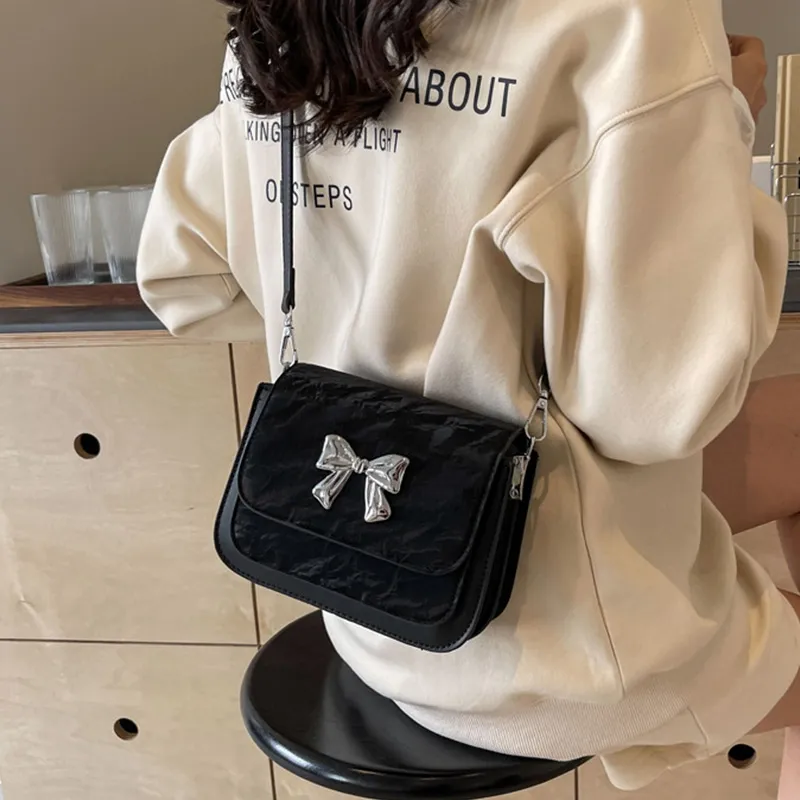 BGAY PU Shoulder Bag Crossbody Bag Messenger Bag Regular Women's Silver/Ecru/Black/Pink-1