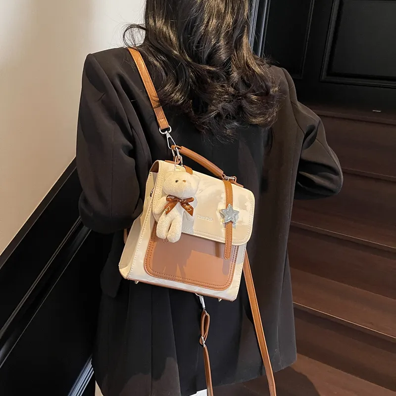 BGAY PU Backpack Regular Women's Multicolor-1