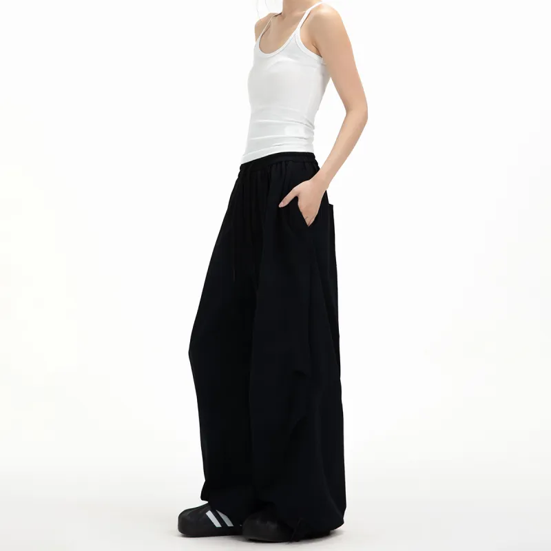 ICH MODE Casual Pants Unisex Burgundy-22