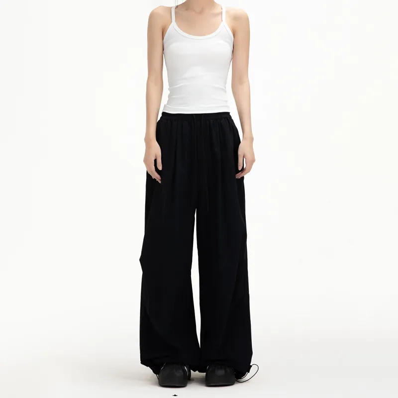 ICH MODE Casual Pants Unisex Burgundy-20