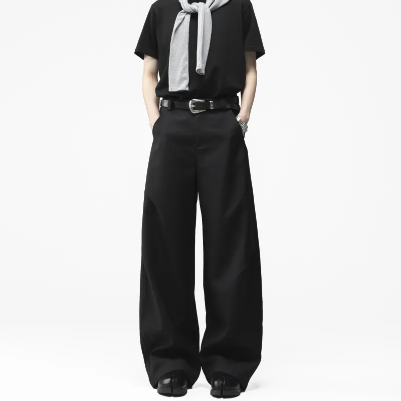 ICH MODE Casual Pants Unisex Black-3