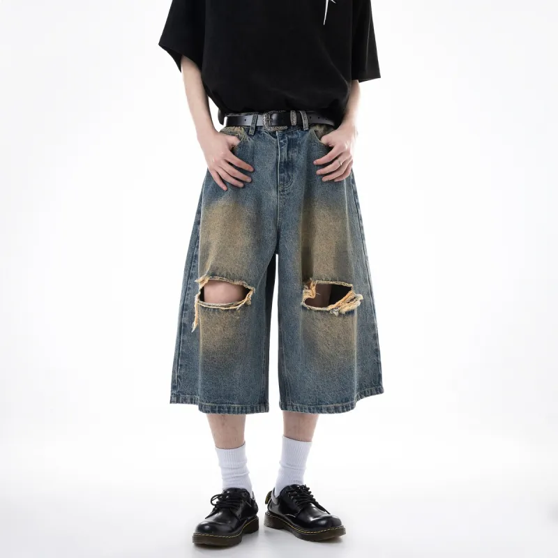 ICH MODE Denim Shorts Unisex Nostalgic Blue-9