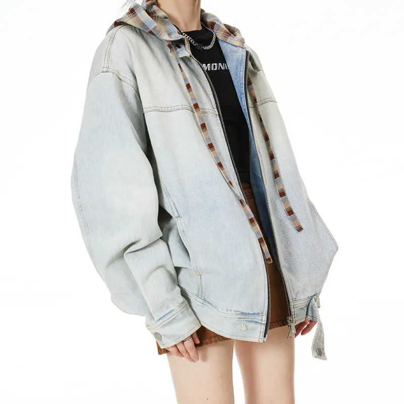 ICH MODE Denim Jackets Unisex-5
