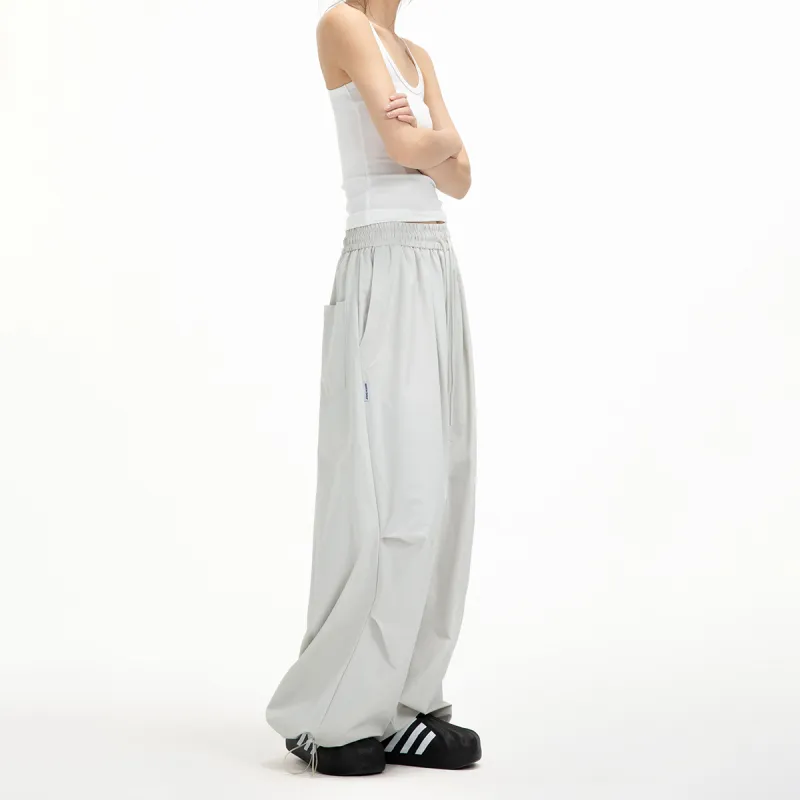 ICH MODE Casual Pants Unisex Burgundy-6