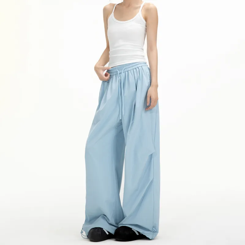 ICH MODE Casual Pants Unisex Burgundy-16