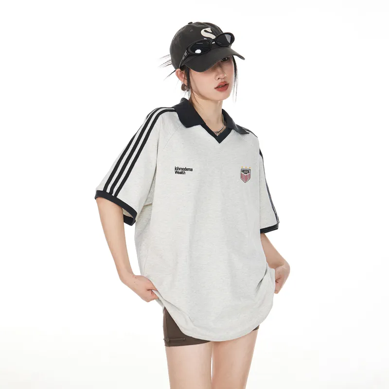 ICH MODE Drop Shoulder Sleeve T Shirt Unisex-5