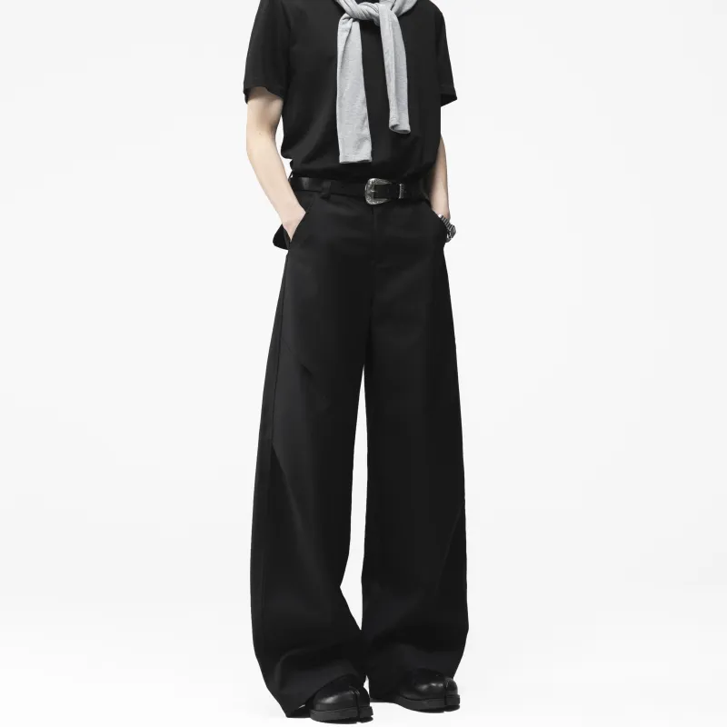 ICH MODE Casual Pants Unisex Black-4
