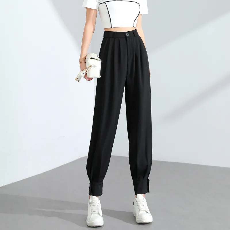 Silly Casual Pants Women's Black-3