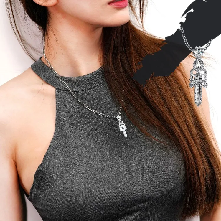 TheRubz Zinc Copper Alloy Necklaces Unisex-3