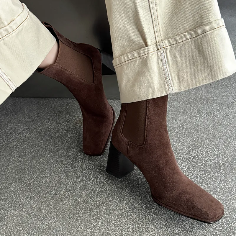 Yeezyy Reezy Short Chelsea Boots 7cm Women's-5
