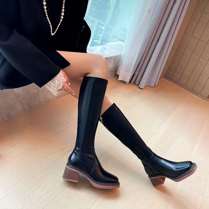 Yeezyy Reezy Knee high Boots 5cm Women's-5