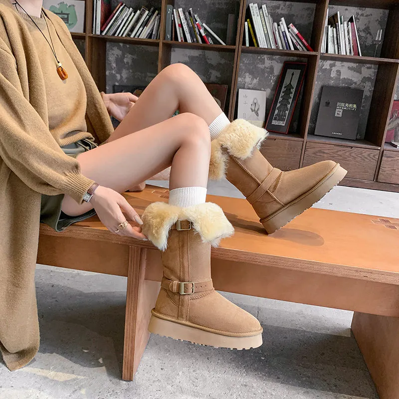 Yeezyy Reezy Snow Boots Women's Chestnut-3