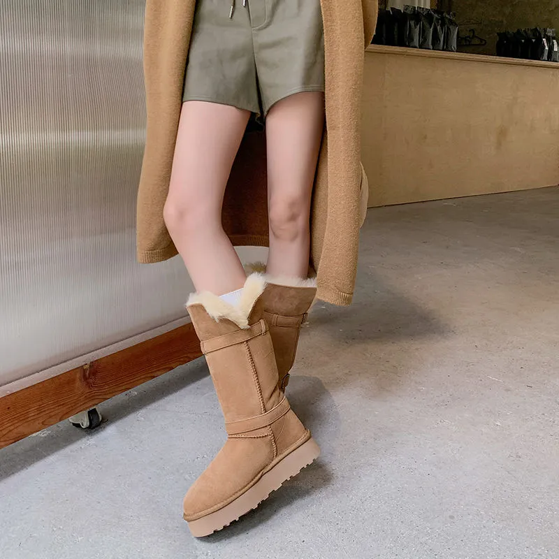 Yeezyy Reezy Snow Boots Women's Chestnut-4