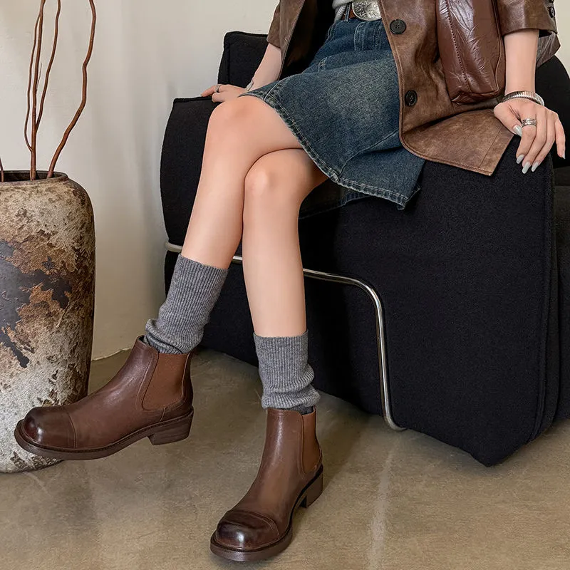 Yeezyy Reezy Short Chelsea Boots 4 Cm Women's-4