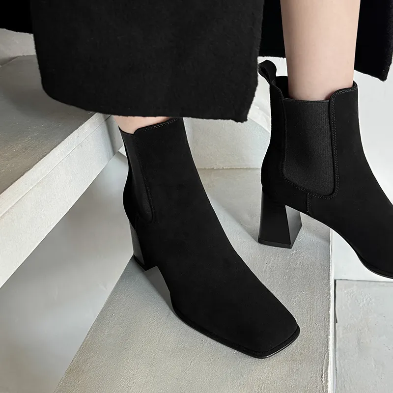 Yeezyy Reezy Short Chelsea Boots 7cm Women's-2