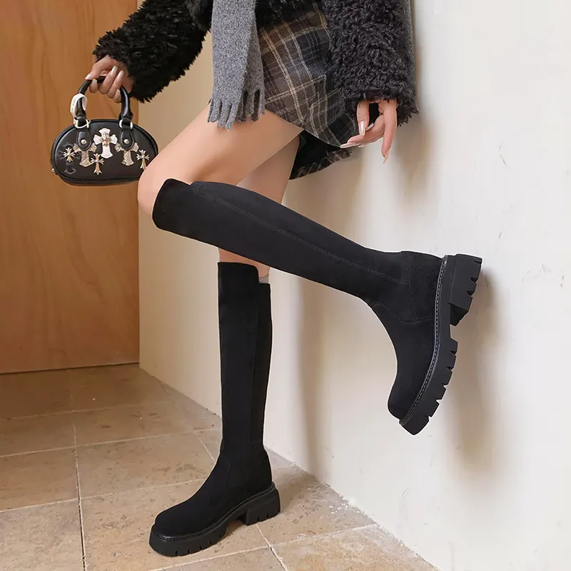 Yeezyy Reezy Knee high Boots Women's-5