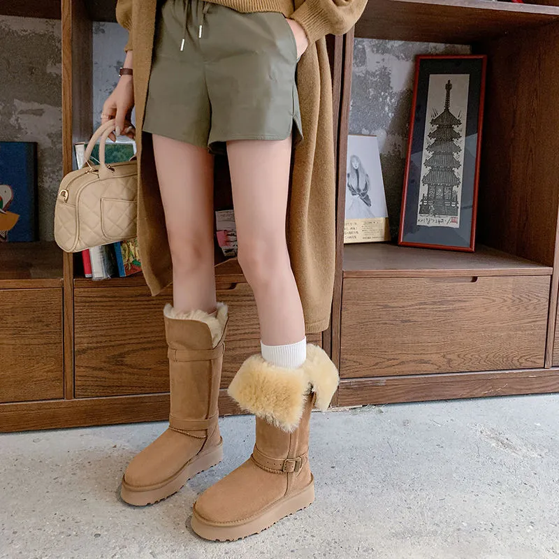 Yeezyy Reezy Snow Boots Women's Chestnut-2