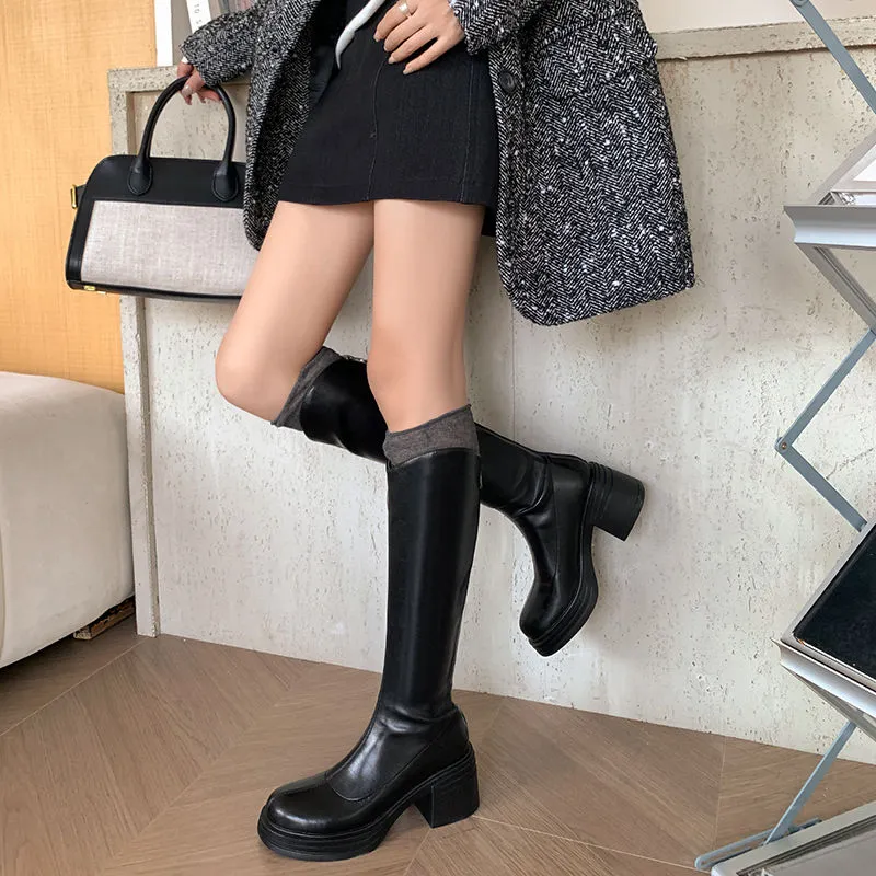 Yeezyy Reezy Knee high Boots Women's-4