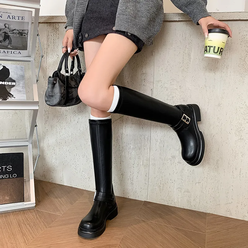Yeezyy Reezy Knee high Boots Women's-5