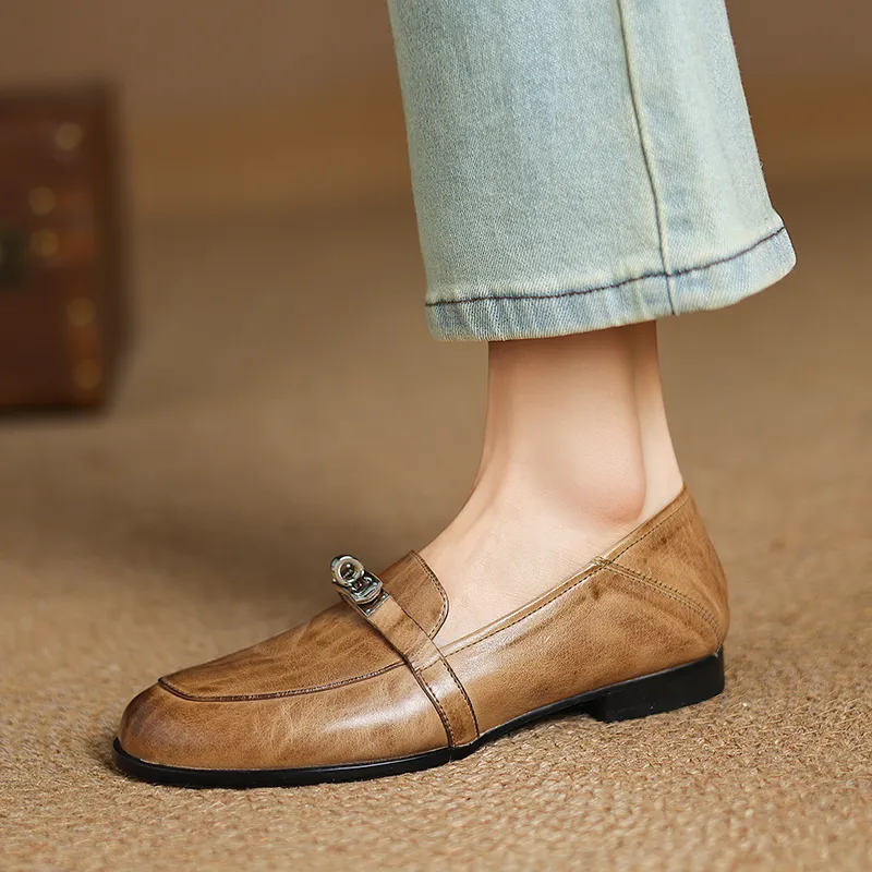 Yeezyy Reezy Loafers Women's Brown/Khaki-5