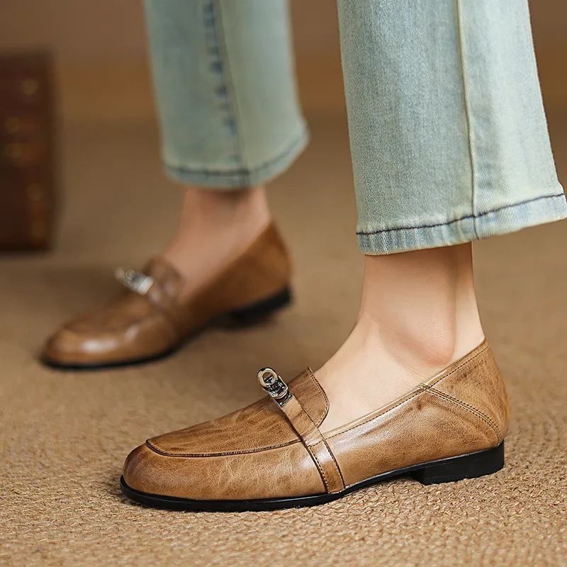 Yeezyy Reezy Loafers Women's Brown/Khaki-4
