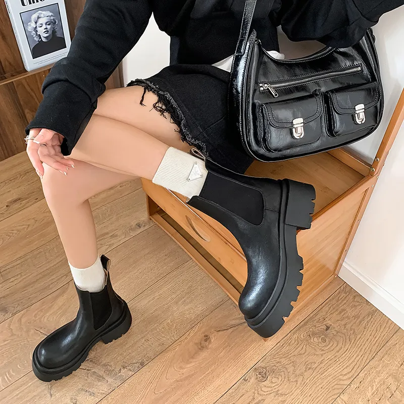 Yeezyy Reezy Short Chelsea Boots 4.5 Cm Women's-2
