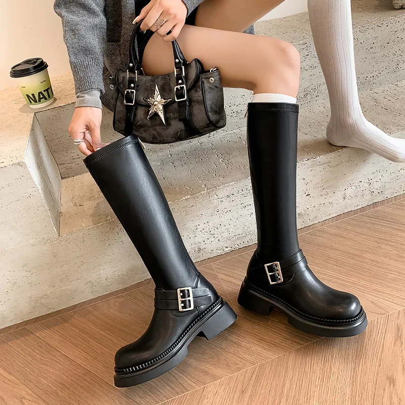 Yeezyy Reezy Knee high Boots Women's-4