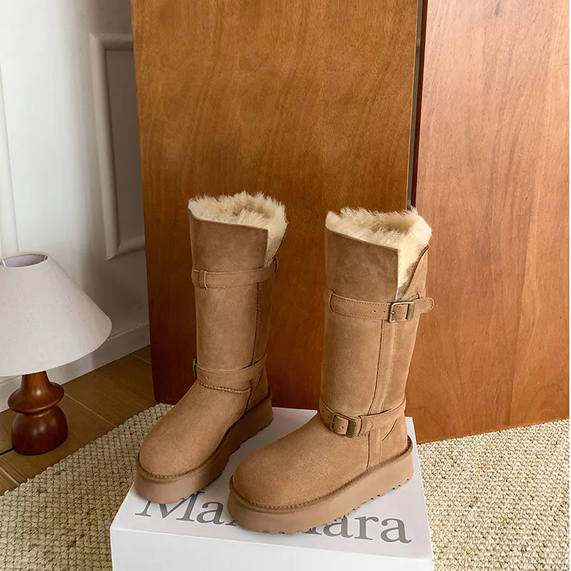Yeezyy Reezy Snow Boots Women's Chestnut-1