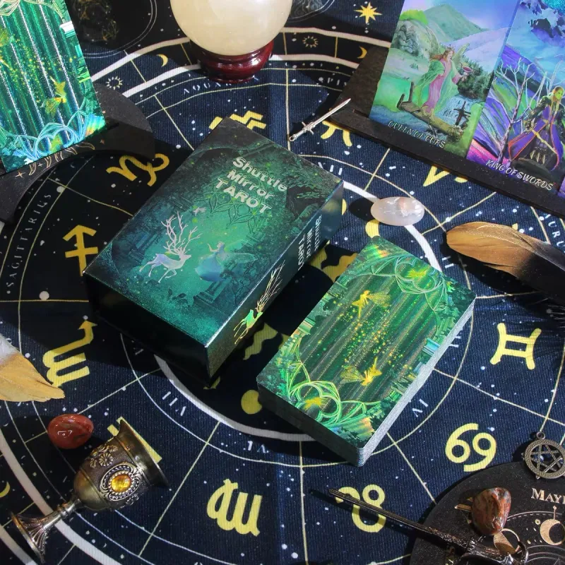 Imono Suo Mirror Tarot Color Printing Tarot Waterproof And Fold Resistant Tarot Cards Board Games-1