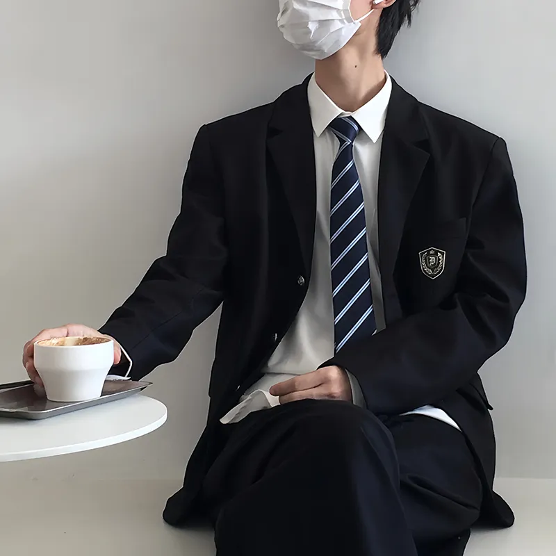 Black Tokyo Season Dk Uniform Clothing Sets Early Spring Unisex Gift Box Set-5
