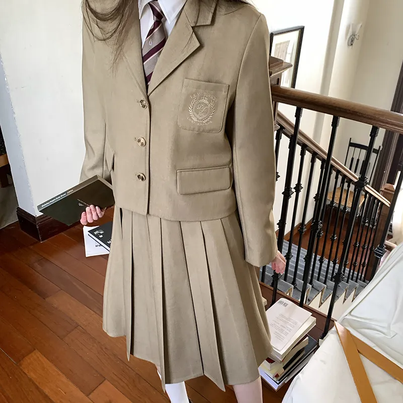 Tokyo Season Casual Long Skirt Women's Brown-7