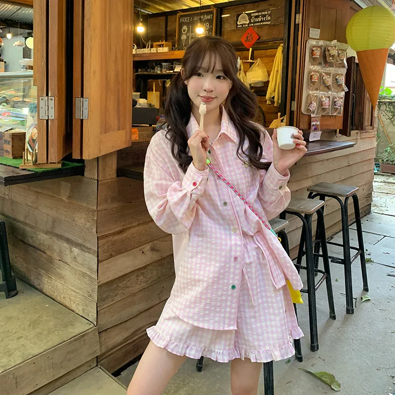 Tokyo Season Casual Suit Women's 2 Pack Pink-5