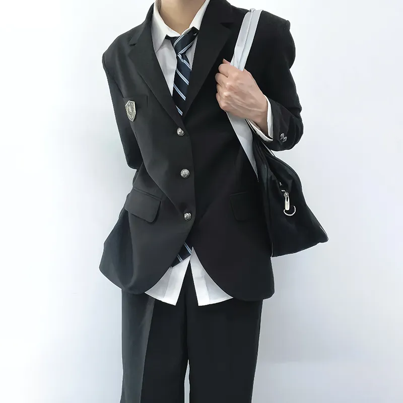 Black Tokyo Season Dk Uniform Clothing Sets Early Spring Unisex Gift Box Set-12