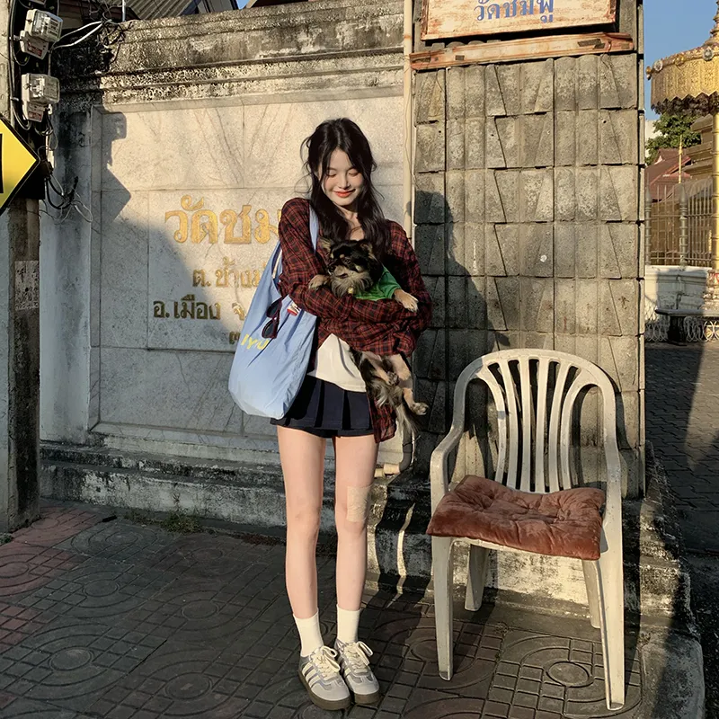 Tokyo Season Casual Short Skirts Women's Gift Box Set Navy Blue-6