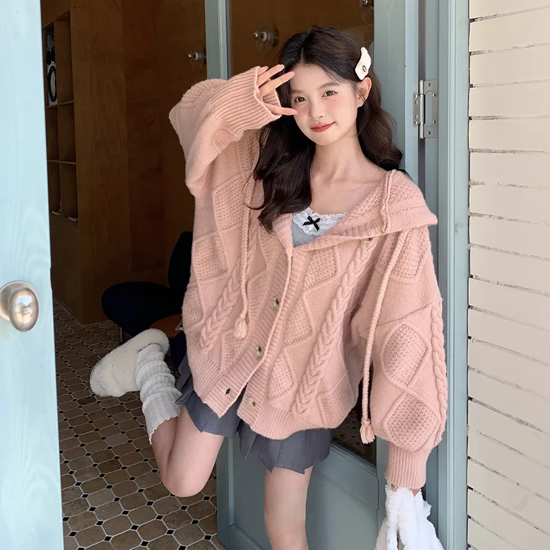 Tokyo Season Sweater Unisex Pink-4