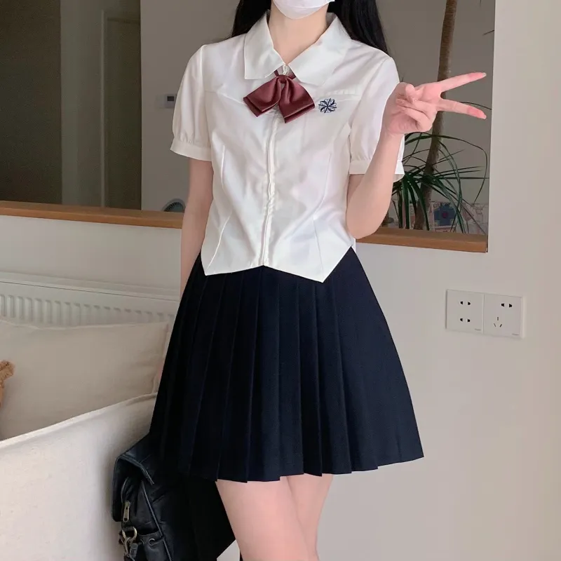 Tokyo Season Shirt Spring And Summer Women's Gift Box Set White Butterfly Prayer Girlish-2