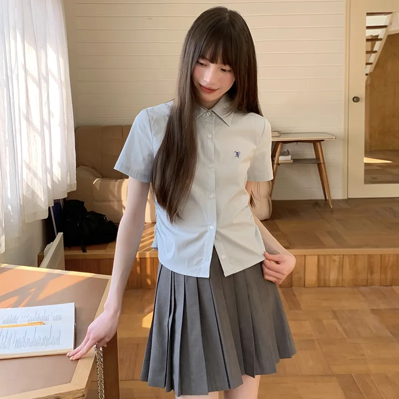 Tokyo Season Shirt Women's Gift Box Set Qing Law Medium Blue-5