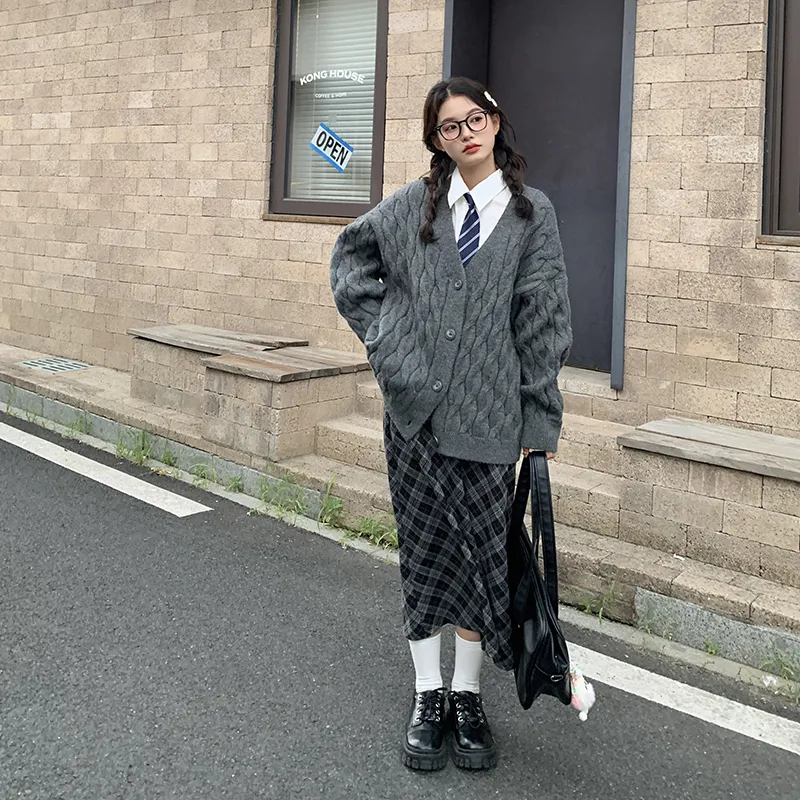 Tokyo Season Knitwear Unisex Dark Gray-3