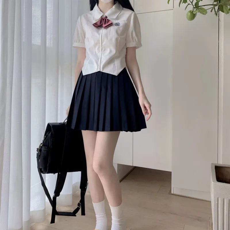 Tokyo Season Shirt Spring And Summer Women's Gift Box Set White Butterfly Prayer Girlish-7