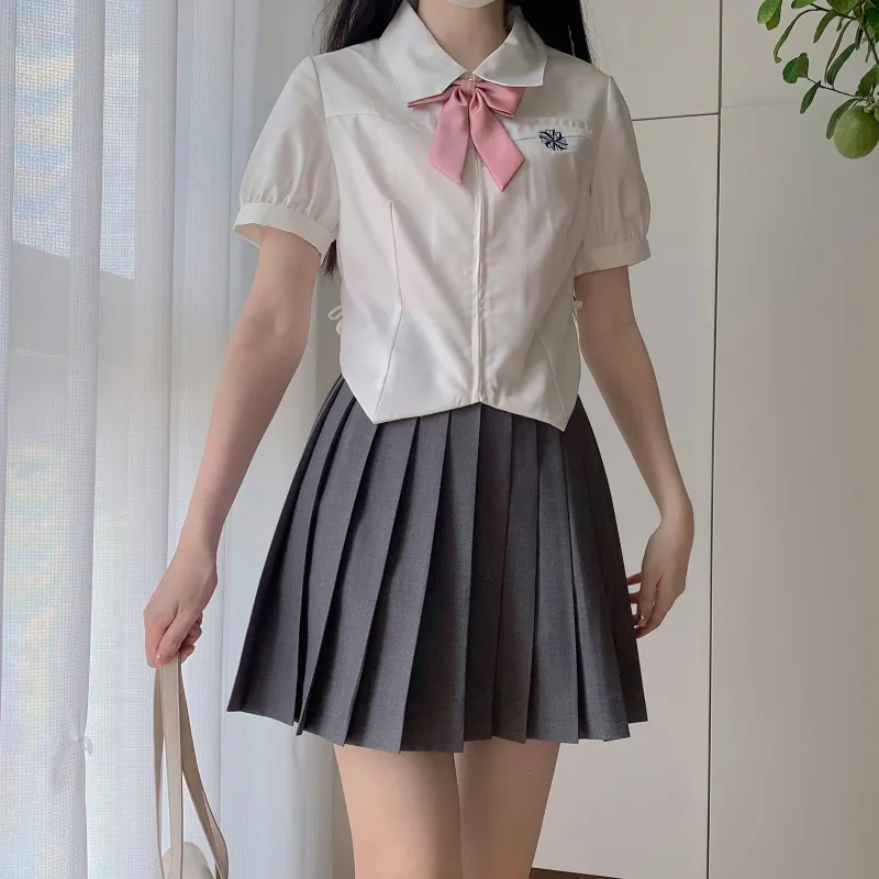 Tokyo Season Shirt Spring And Summer Women's Gift Box Set White Butterfly Prayer Girlish-3