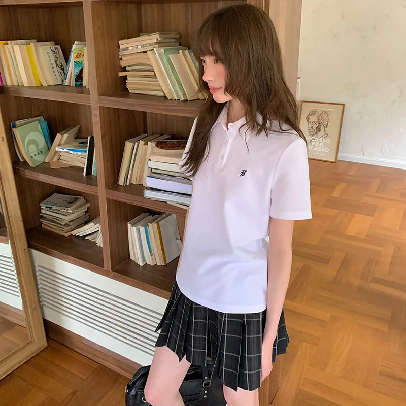 Tokyo Season Uniforms Women's Gift Box Set, White+Plaid Skirt Adjustable Waist Comes With Small Accessories+Hanging Tag-3