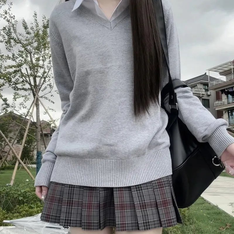 Tokyo Season Sweater Women's Gray-4