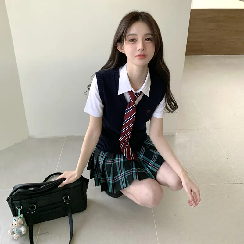 Tokyo Season Casual Short Skirts Women's Gift Box Set Dull Blue-3
