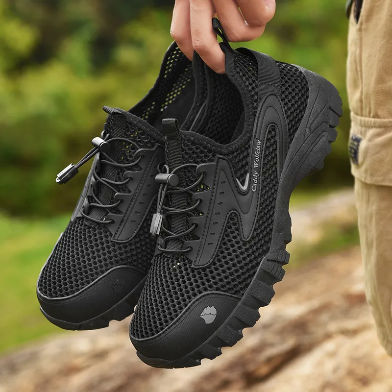 Caddy Wolfclaw Cushioned Slip Resistant Breathable Trekking Shoes Men's-3