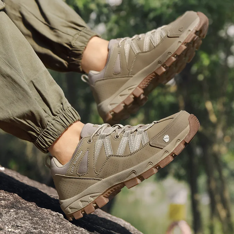 Caddy Wolfclaw Cushioned Slip-Resistant Breathable Low-Top Hiking/Trekking Shoes Unisex-17